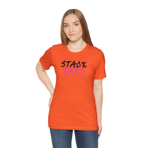 Stack SATS Unisex Jersey Short Sleeve Tee (B/P/H) - Image 41