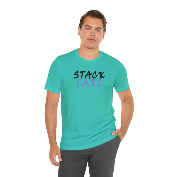 Stack SATS Unisex Jersey Short Sleeve Tee (B/P/H) - Image 6