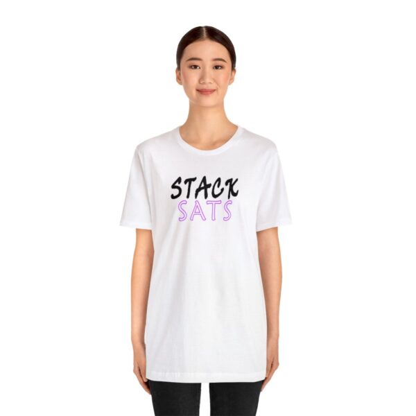 Stack SATS Unisex Jersey Short Sleeve Tee (B/P/H) - Image 15