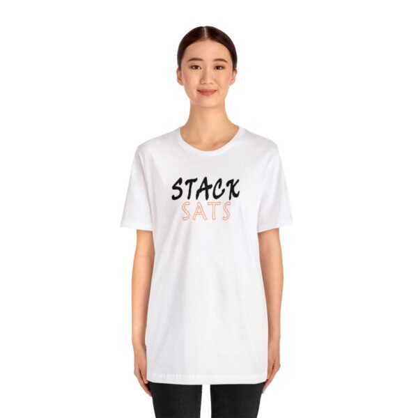 STACK SATS Unisex Jersey Short Sleeve Tee - Image 3