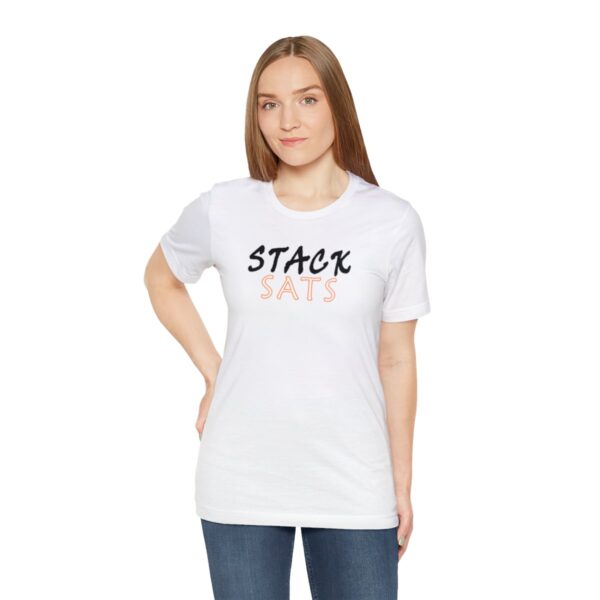 STACK SATS Unisex Jersey Short Sleeve Tee - Image 5