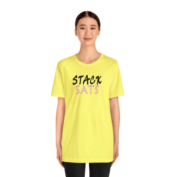 Stack SATS Unisex Jersey Short Sleeve Tee (B/P/H) - Image 87