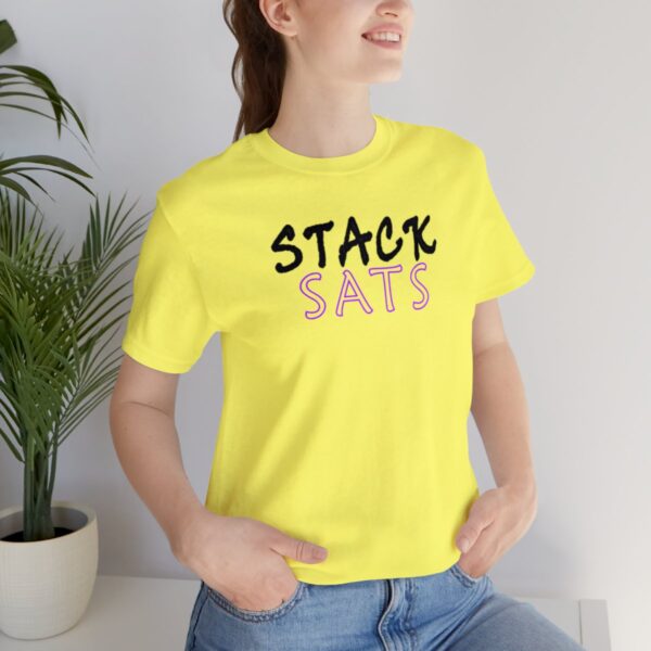 Stack SATS Unisex Jersey Short Sleeve Tee (B/P/H) - Image 93