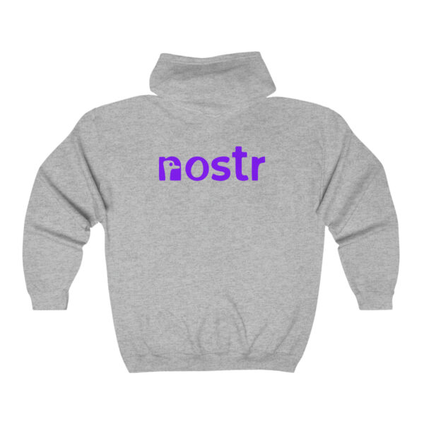 NOSTR Full Zip Hooded Sweatshirt - Image 4