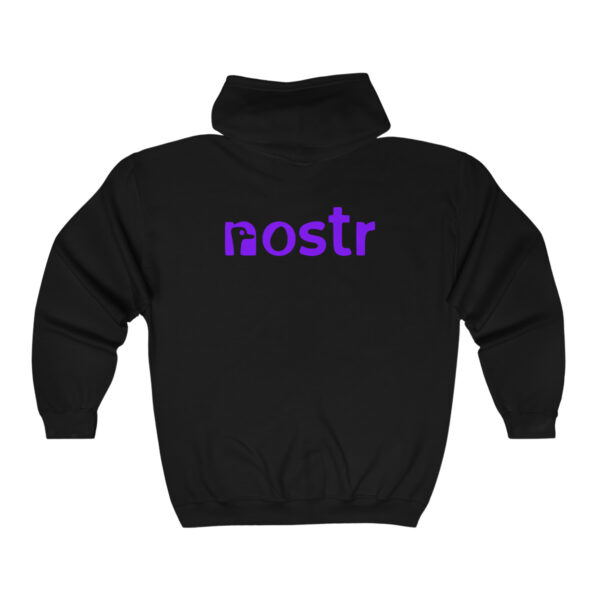 NOSTR Full Zip Hooded Sweatshirt - Image 2