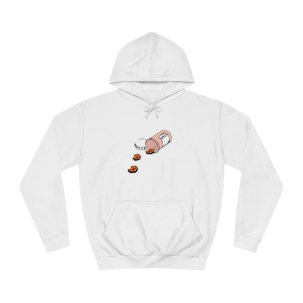 BTC Pill spill Unisex College Hoodie - Image 5