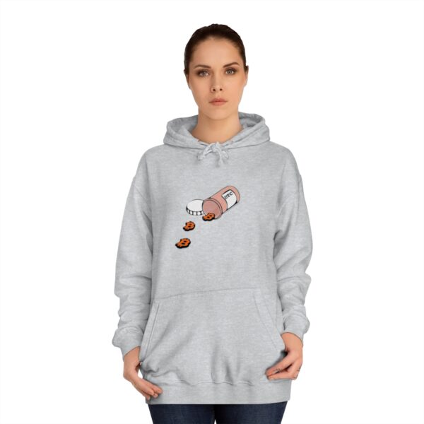 BTC Pill spill Unisex College Hoodie - Image 20