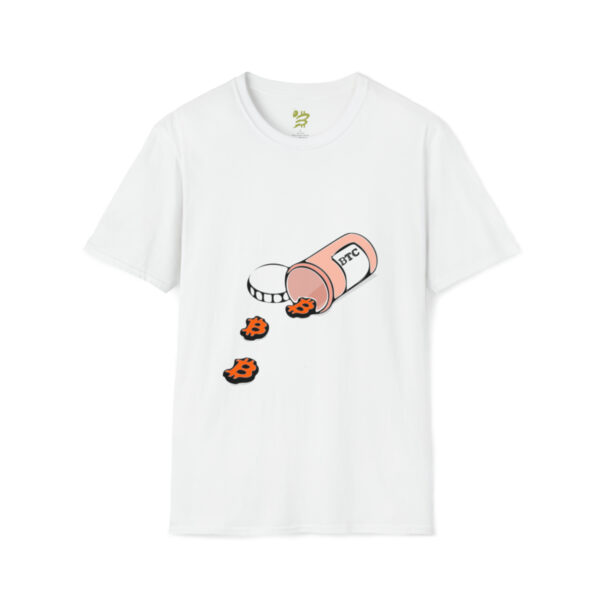 BTC Pill Unisex Softstyle T-Shirt - Image 4