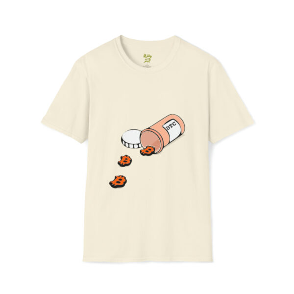 BTC Pill Unisex Softstyle T-Shirt - Image 16