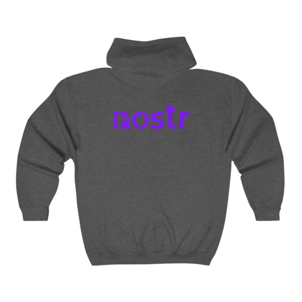 NOSTR Full Zip Hooded Sweatshirt - Image 6