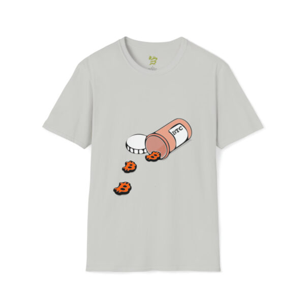 BTC Pill Unisex Softstyle T-Shirt - Image 7