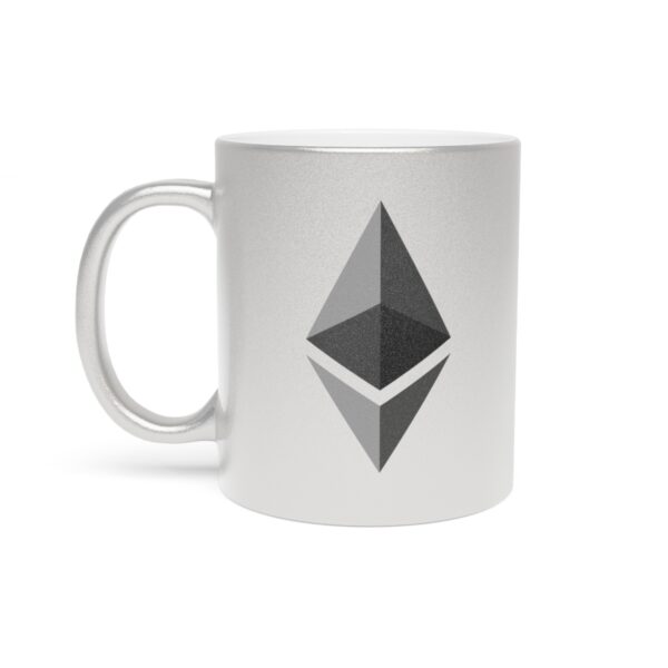 Ethereum Metallic Mug (SilverGold) - Image 3