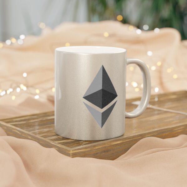 Ethereum Metallic Mug (SilverGold) - Image 4